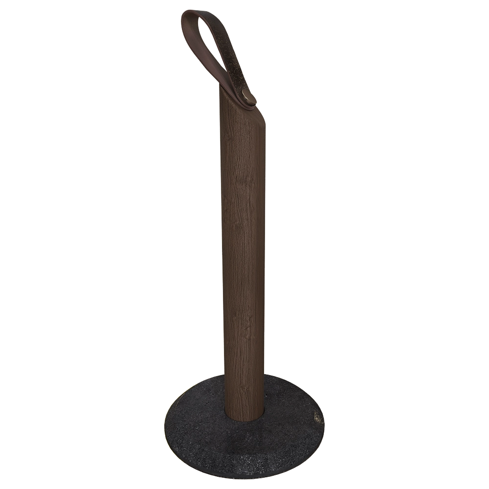 Gejst  - Kitchen roll holder Grab smoked oak 3D Model