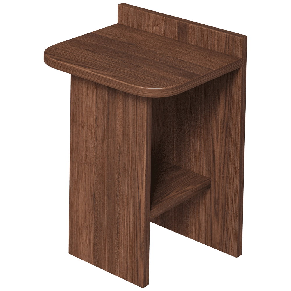 Gejst - Side table Ismo dark oak 3D Model