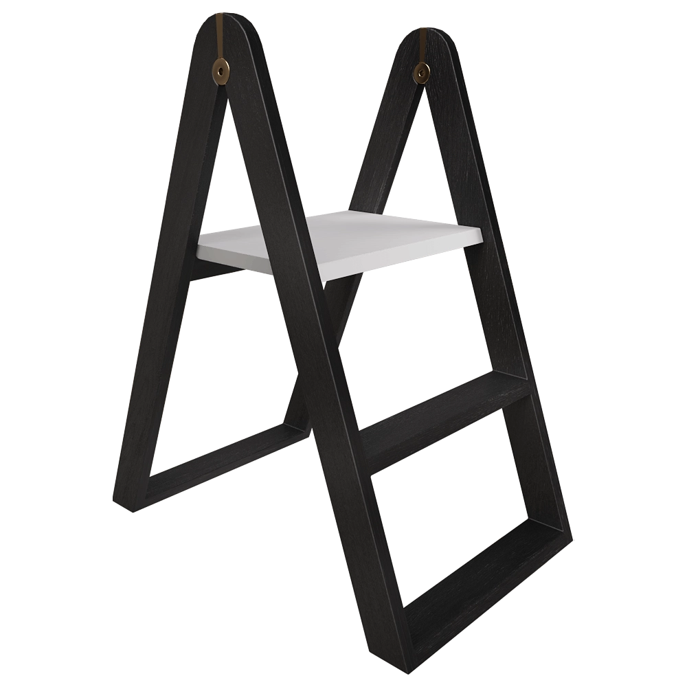 Gejst  - Stepladder Reech black 3D Model