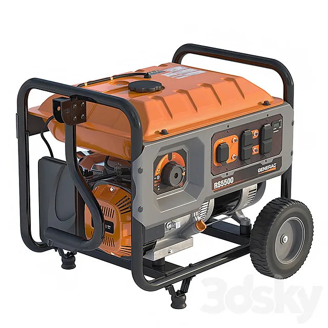 Generator petrol 3D Model