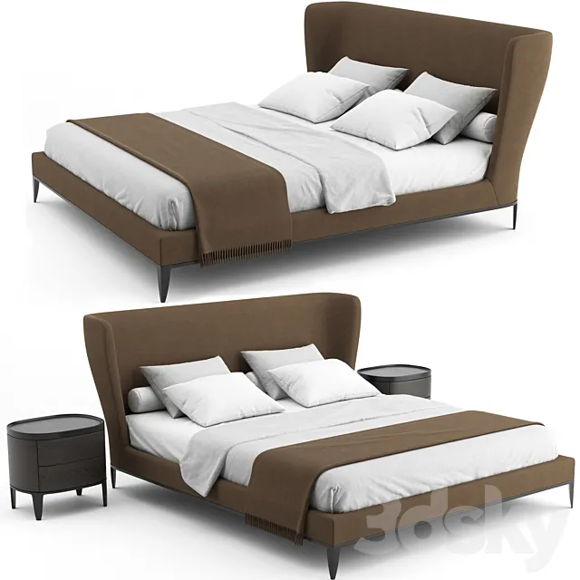 Gentleman Bed By Poliform 3DModel