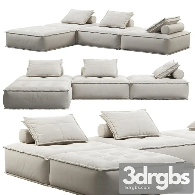 Genuine corner sofa by element single