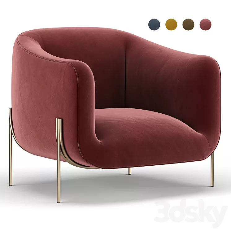 GEO Armchair 3D Model