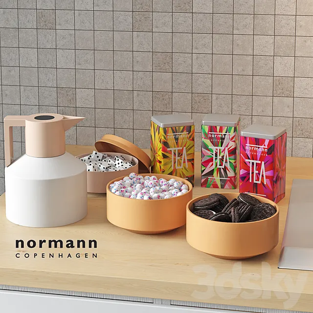 Geo Orange Decor 3DModel