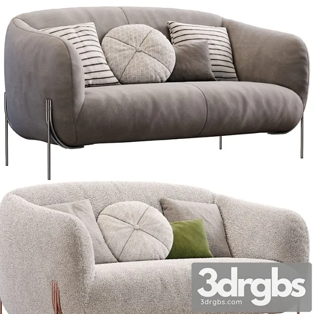 Geo Sofa By Saba 3D Model Free
