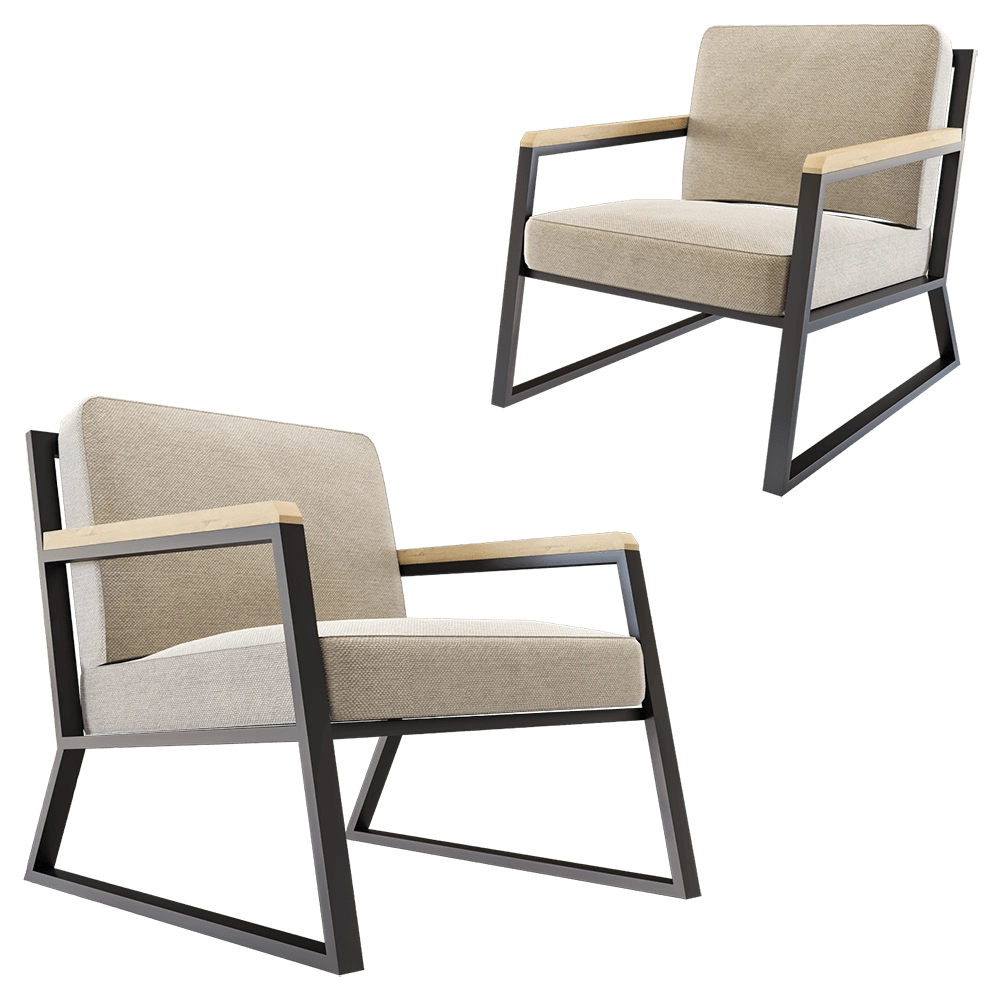 Geometria Loft - Armchair km-2 3D Model