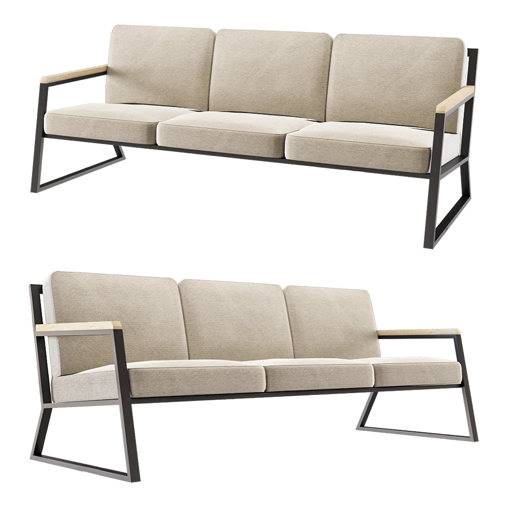 Geometria Loft - Sofa dvl-10 3D Model
