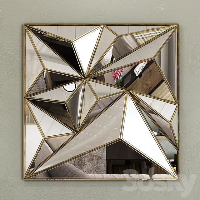 Geometric mirror 3DModel