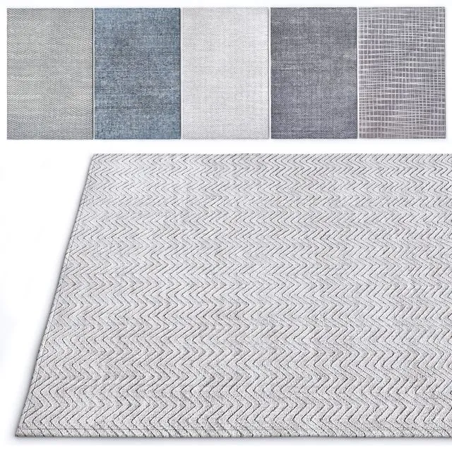 Geometric rugs 3D Model