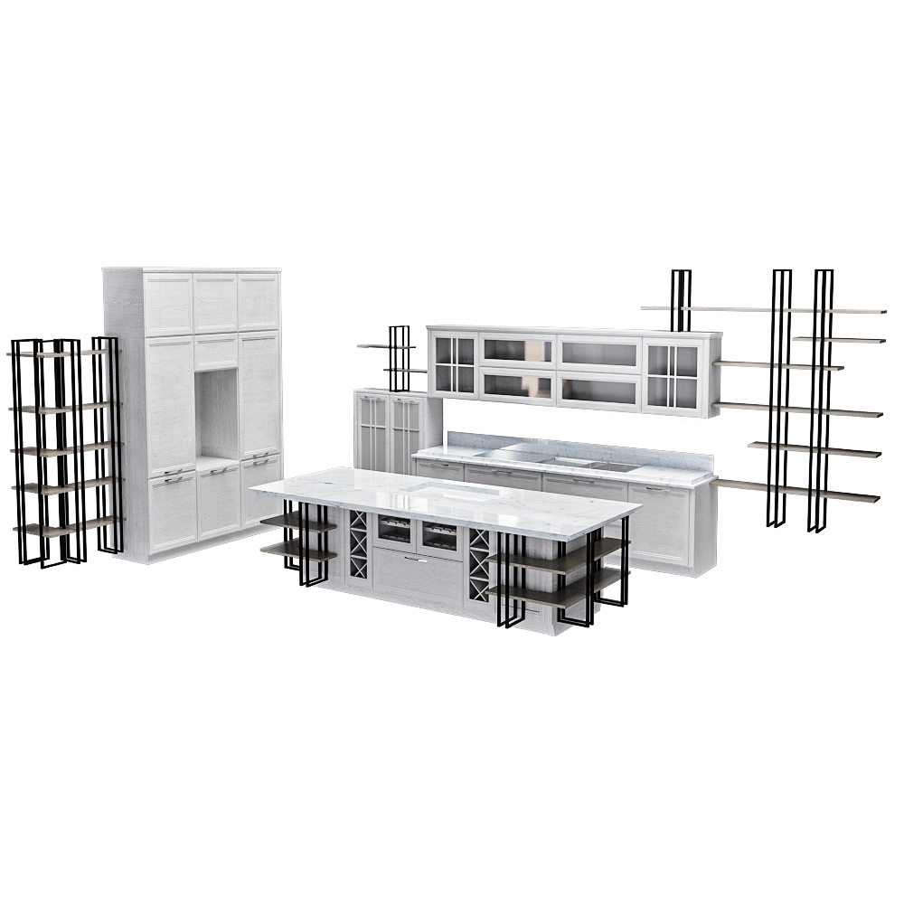 Geos Ideal - Kitchen Freda 3D Model