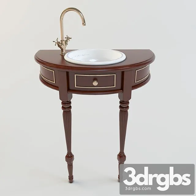 Gerbeau Bathroom Console 3D Model Free