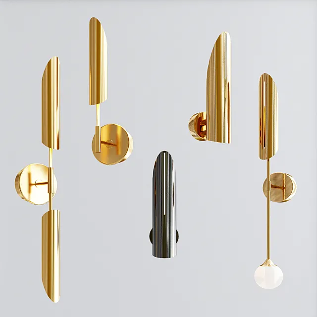 GERD wall light collection 3D Model