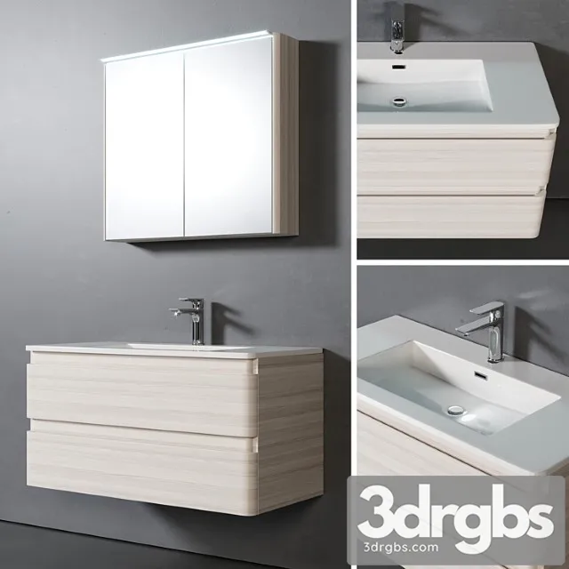 Gerona Bathroom Furniture 3D Model Free