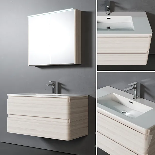 Gerona Bathroom Furniture 3D Model
