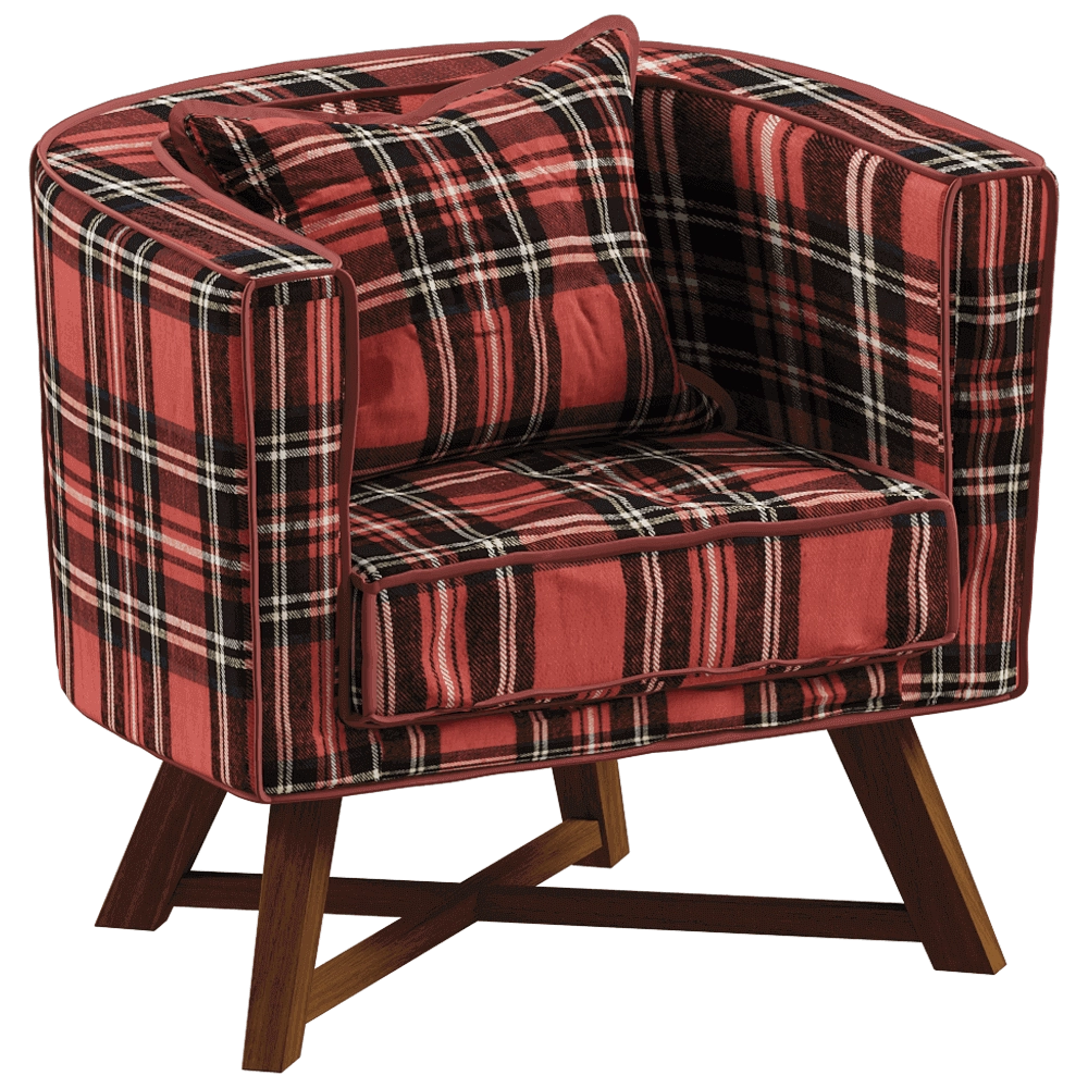 Gervasoni - Armchair Gray 3D Model