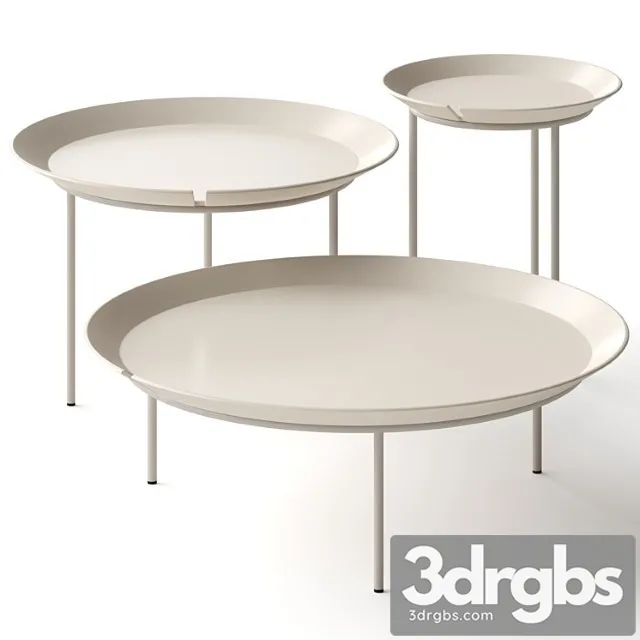 Gervasoni Brise Coffee Tables 1 3D Model Free