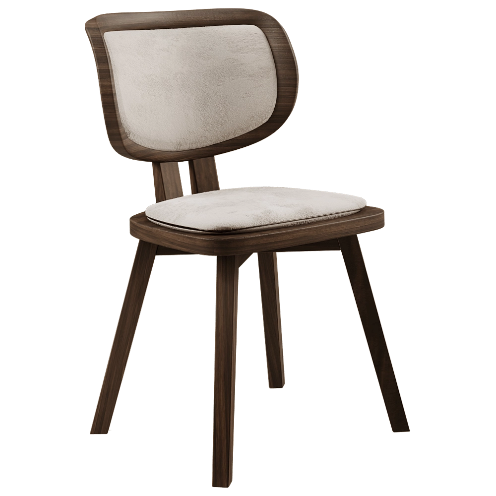 Gervasoni - Chair Gray 22 3D Model