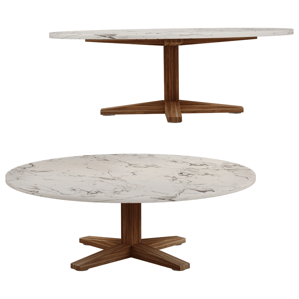 Gervasoni - Coffee table Jeko 3D Model