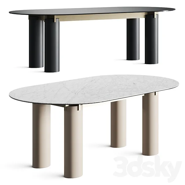 Gervasoni Daen Dining Table 3DModel