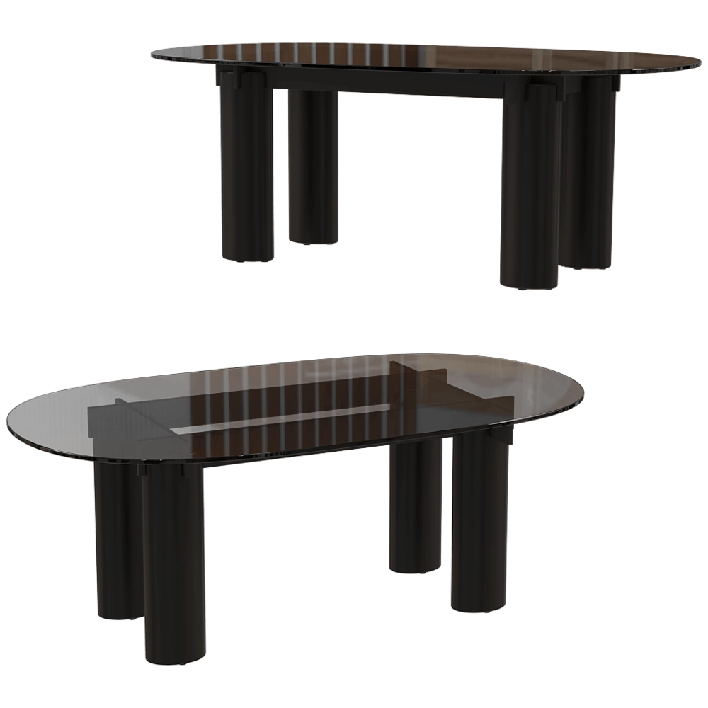 Gervasoni - Dining table Daen 3D Model