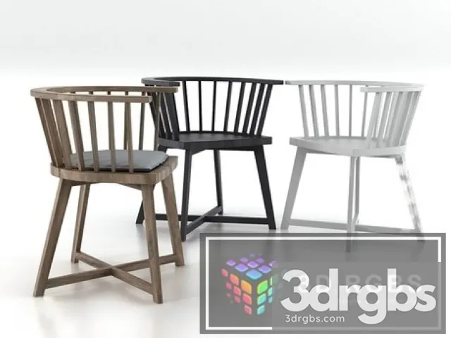 Gervasoni Gray 24 Chair 3D Model Free