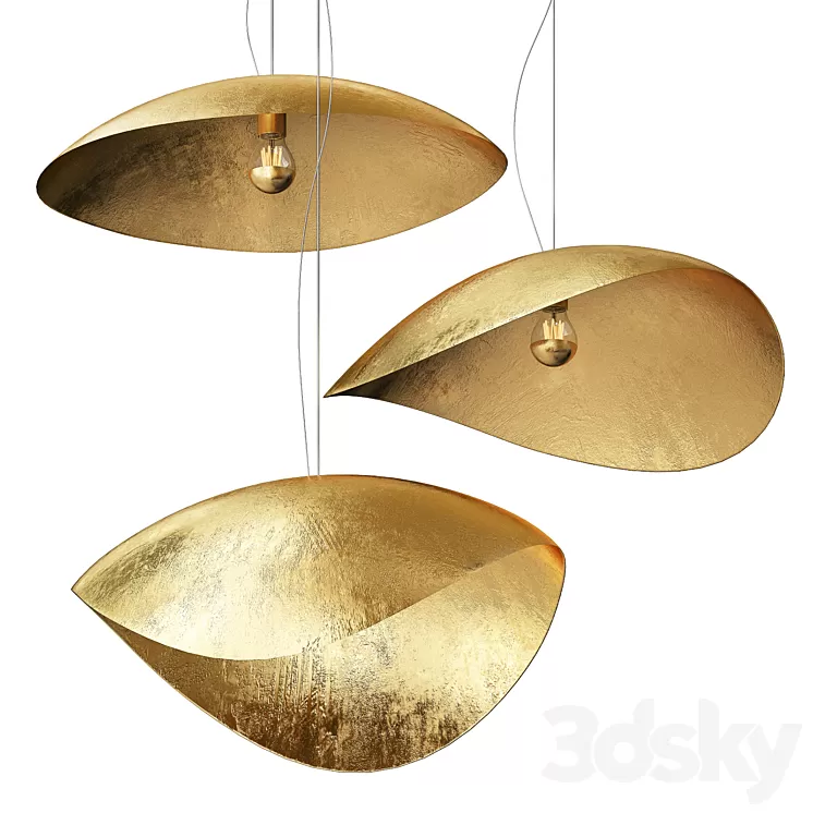 Gervasoni pendant light by Paola Navone 3D Model