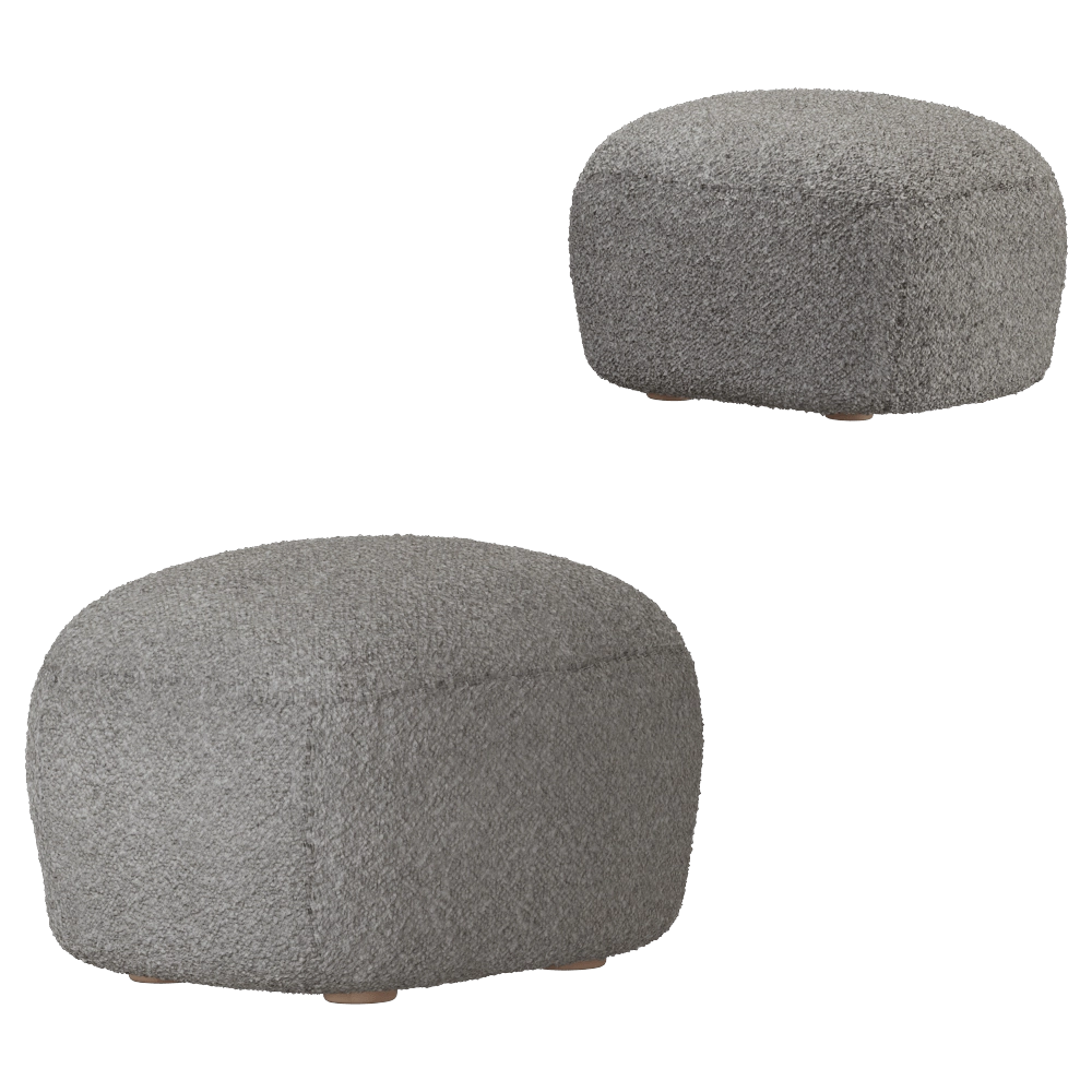 Gervasoni - Pouf Loll 3D Model