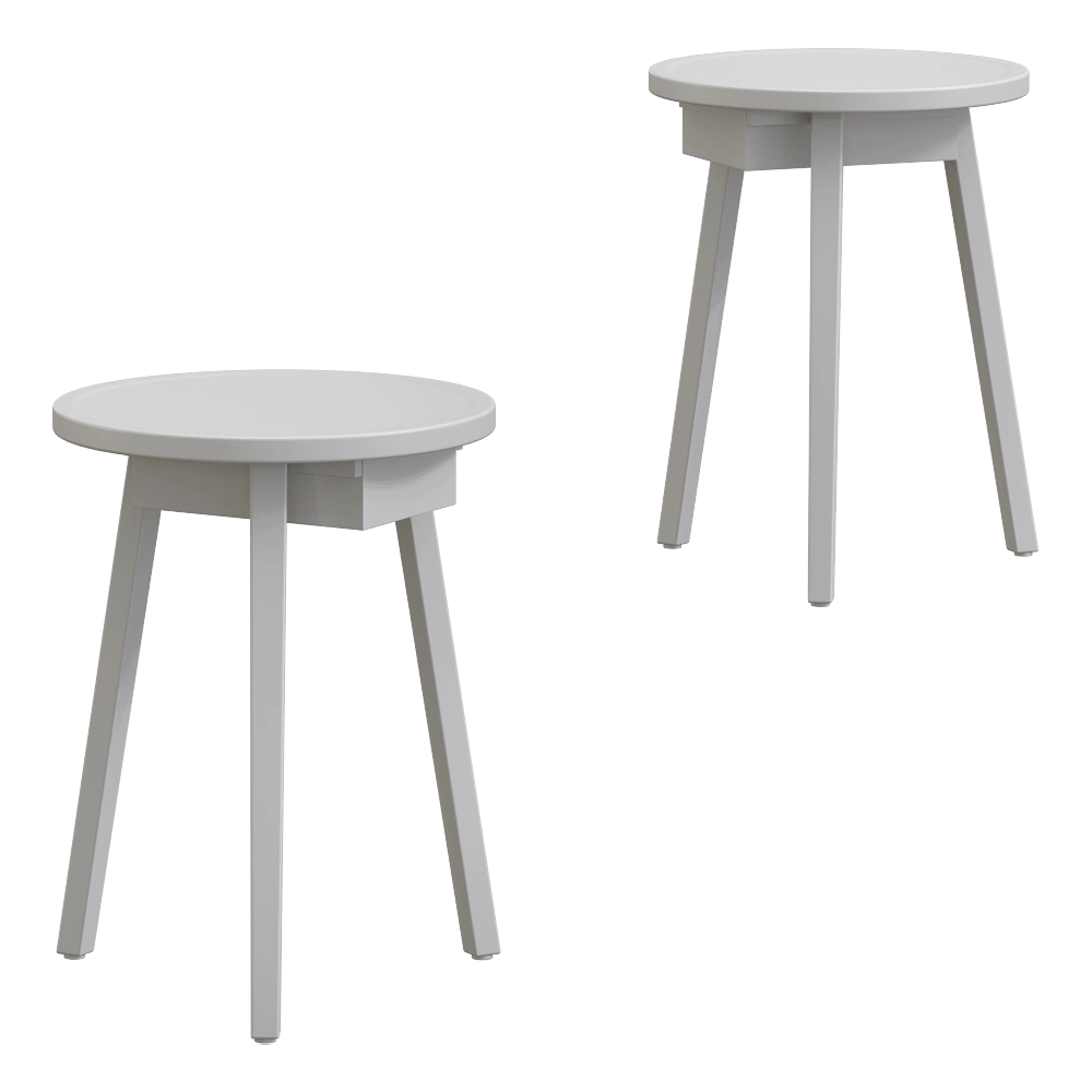 Gervasoni - Side table Gray 3D Model