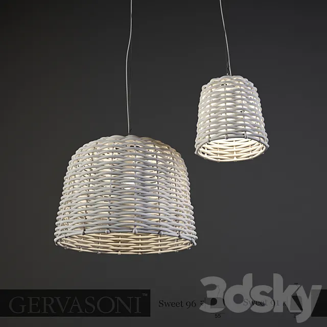 gervasoni Sweet 91 + Sweet 96 3D Model