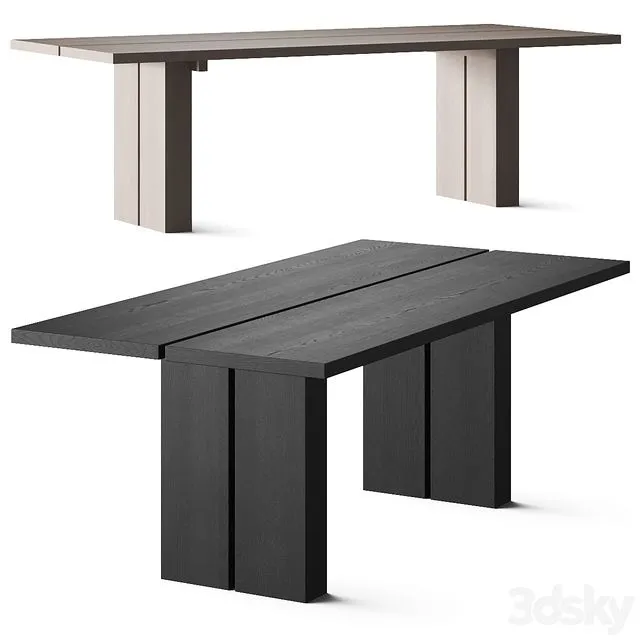 Gervasoni Yaku Dining Tables 3D Model