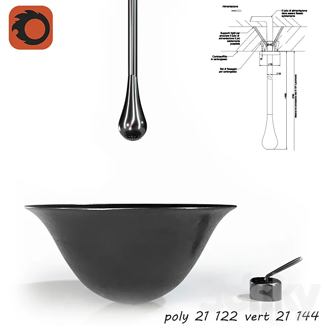 Gessi goccia 3DModel