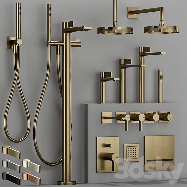 GESSI INVERSO RIGATO bathroom faucet set Free Download