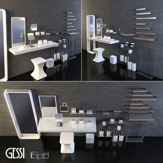 Gessi iSpa accessories 3D Model