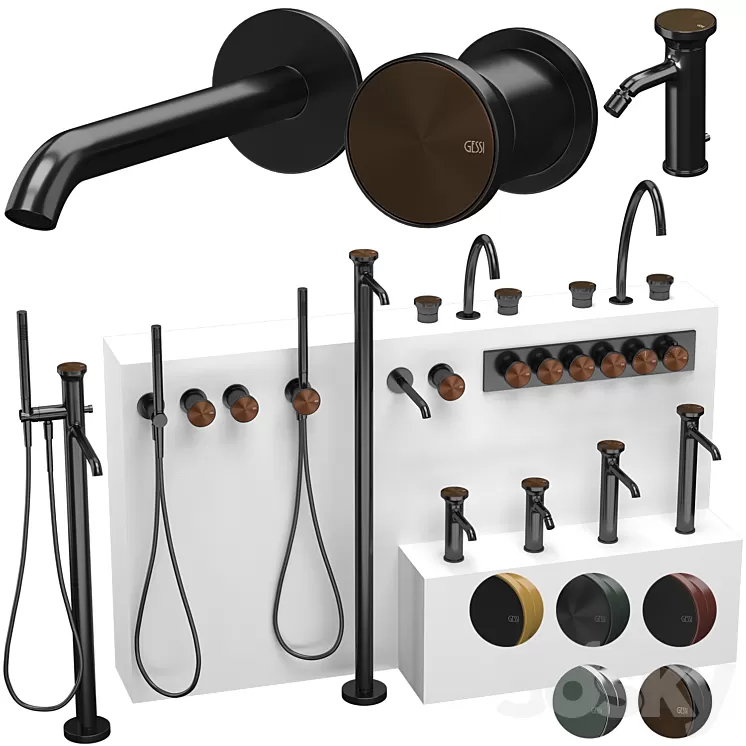 Gessi Origini Faucet Part 1 3D Model Free