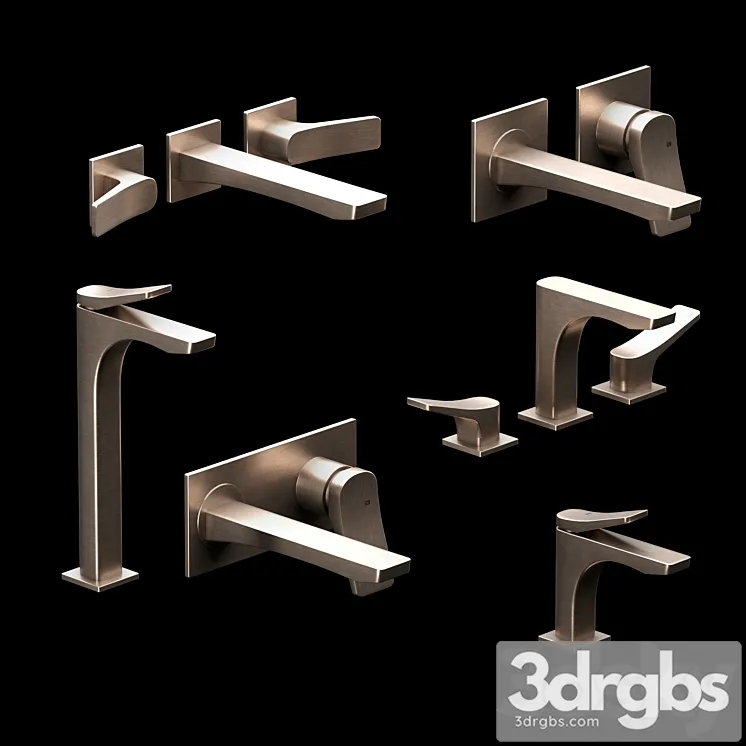 Gessi Rilievo Faucets For Sinks And Washbasins 3D Model Free