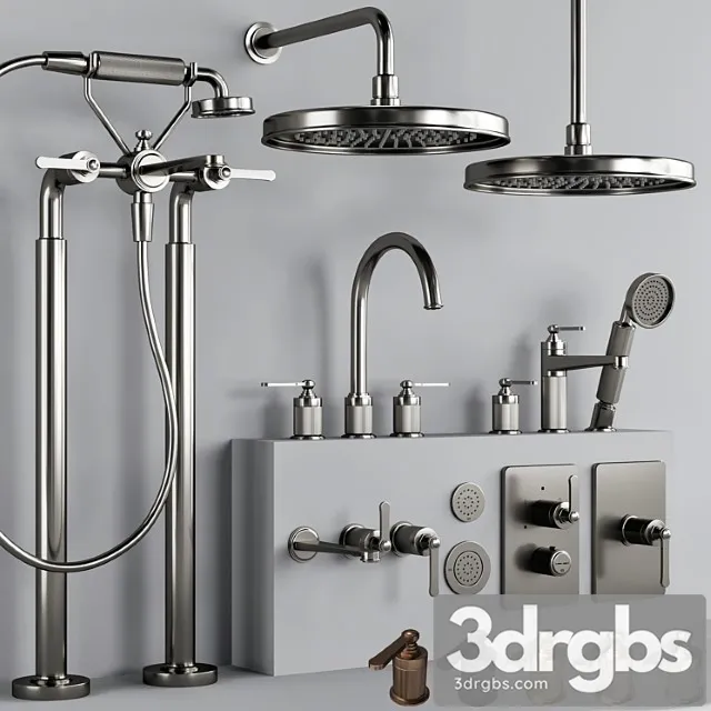 Gessi Venti 20 Bathroom Set 2 3D Model Free
