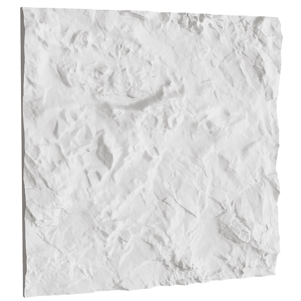 Gesso 3D - Wall panel Island 1 3D Model