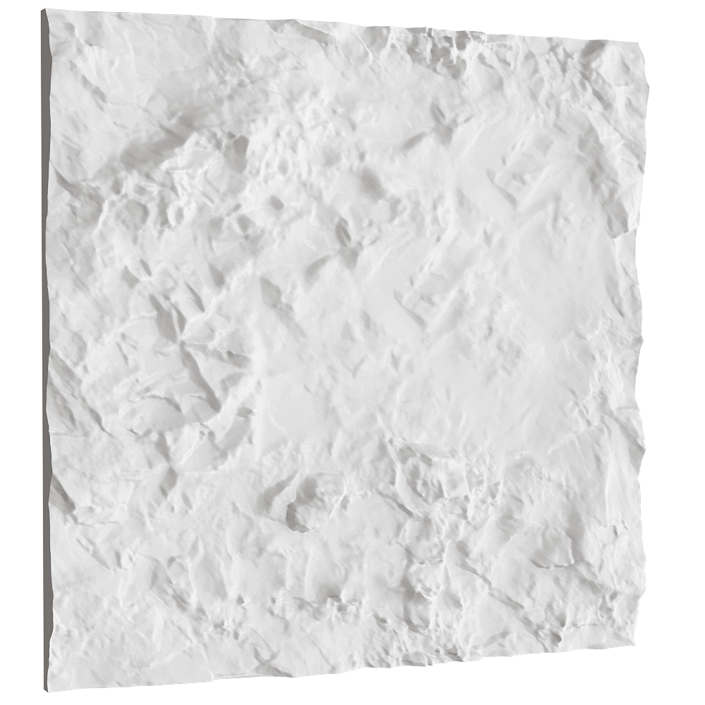 Gesso 3D - Wall panel Island 2 3D Model