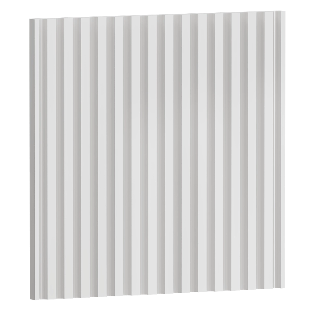 Gesso 3D - Wall panel Omega 2 3D Model