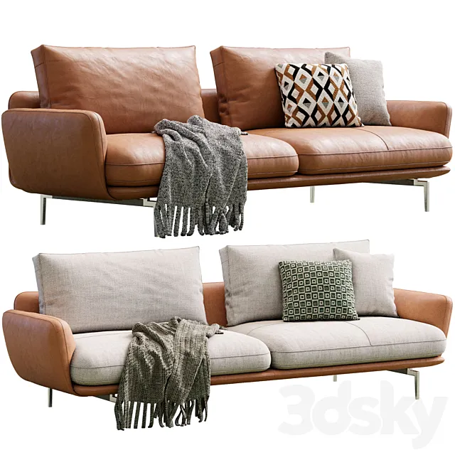 Get Back Sofa Poltrona Frau 3D Model