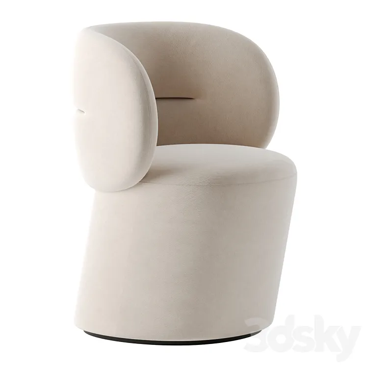 Getlucky Chair by Moroso 3D Model Free