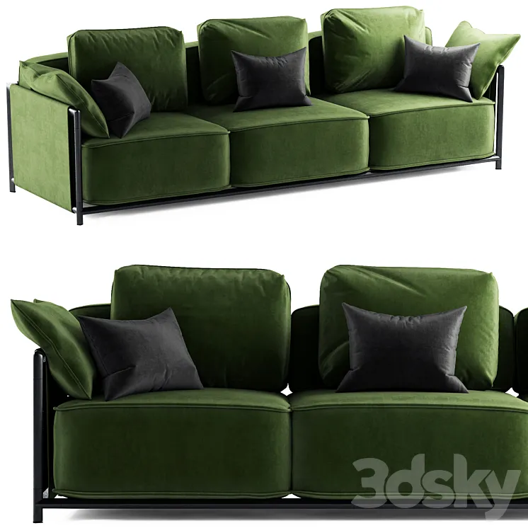 GHIDINI 1961 DODO Sofa 3D Model Free