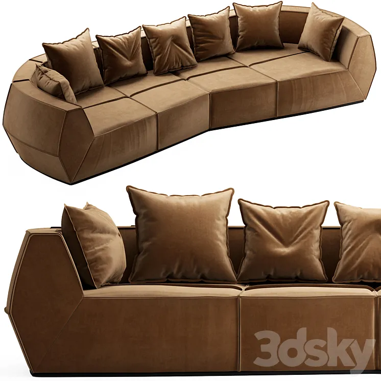 GHIDINI 1961 Infinito Sofa 3D Model Free