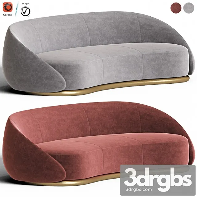 Ghidini abbracci sofa 2 3D Model Free