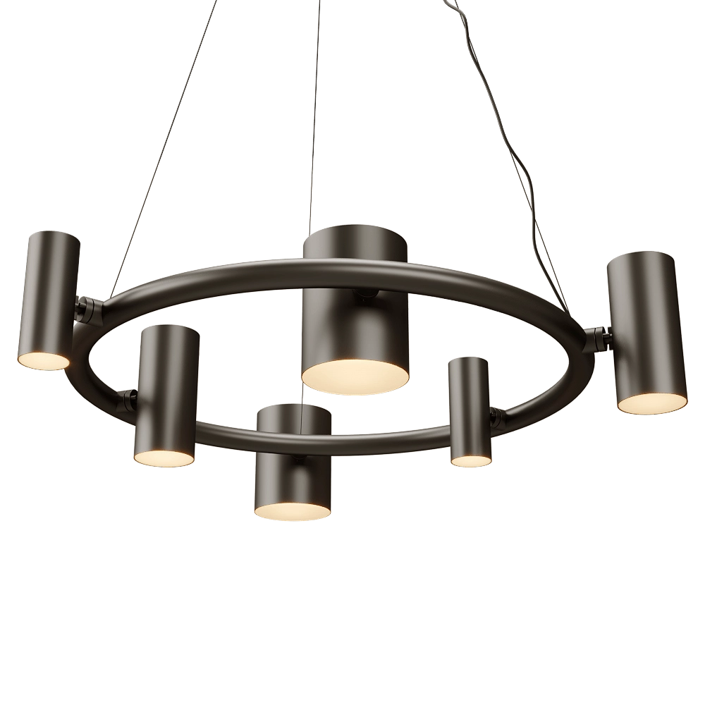 GHIDINI1961 - Ceiling lamp Can Can Round 3D Model