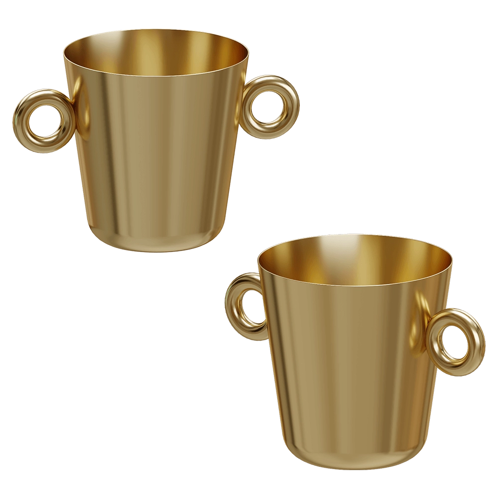 GHIDINI1961 - Champagne cooler Double O 3D Model