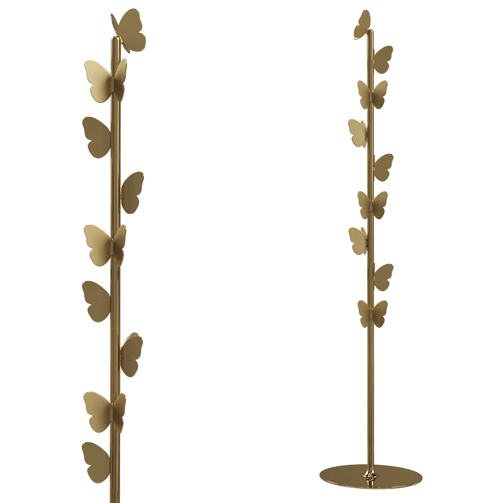 GHIDINI1961 - Coat hanger Butterfly 3D Model