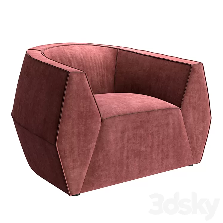 Ghidini1961 Infinito Armchair 3D Model Free