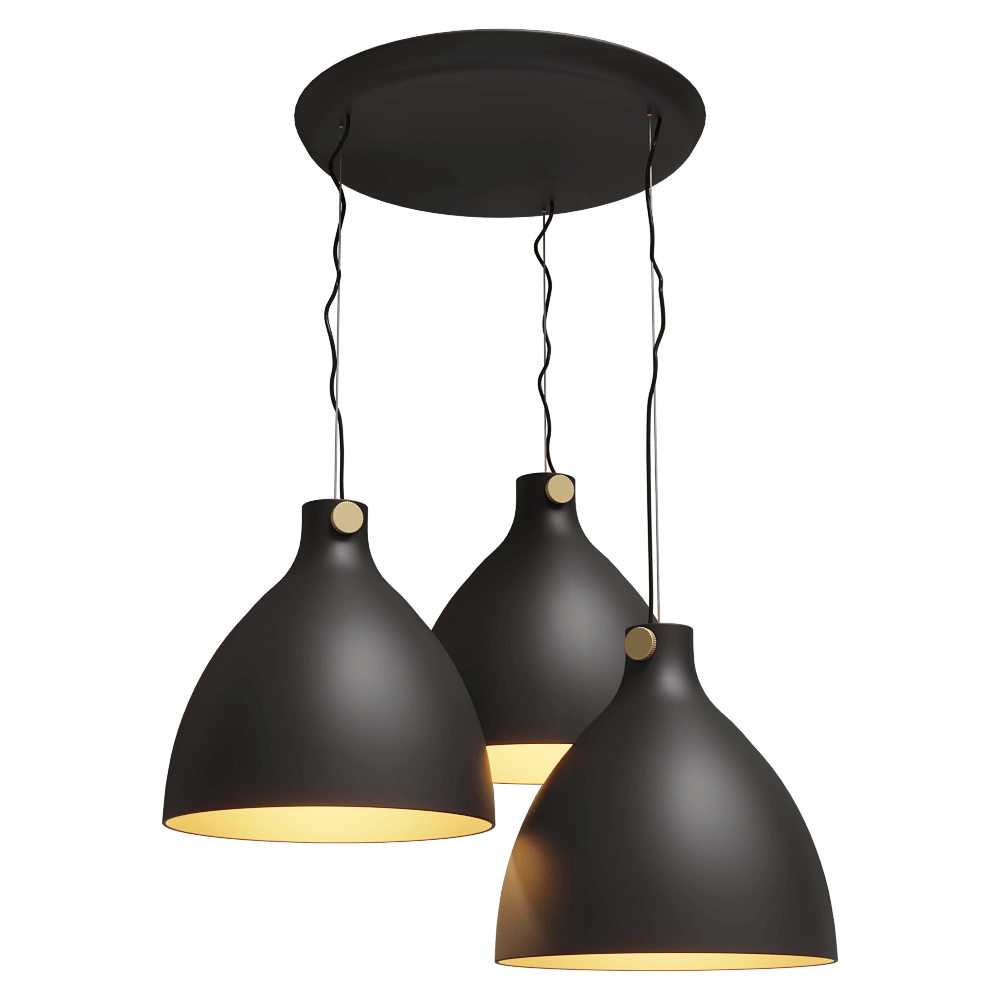 GHIDINI1961 - Pendant lamp Indi-Pendant Round 3 3D Model
