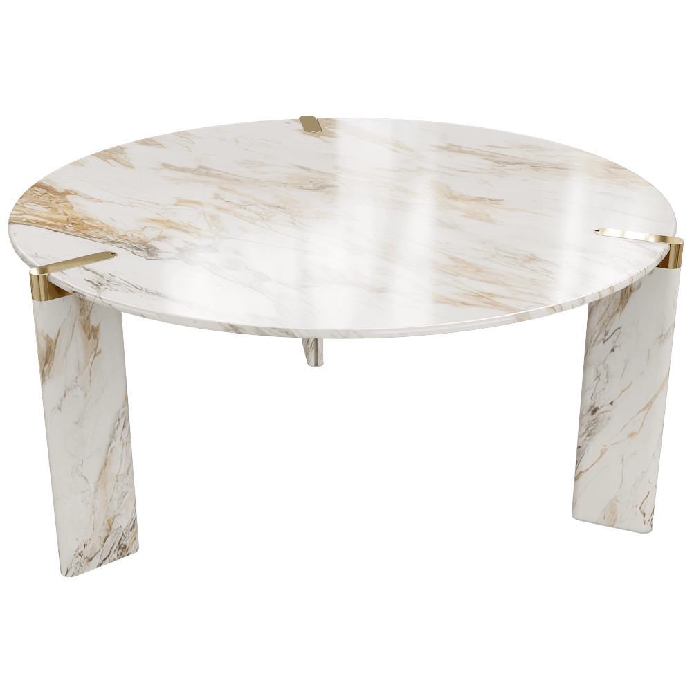 GHIDINI1961 - Round dining table Ottanta 3D Model